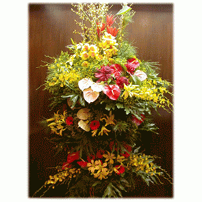 OP97  Big Flower Basket with Stand OP97  Big Flower Basket with Stand